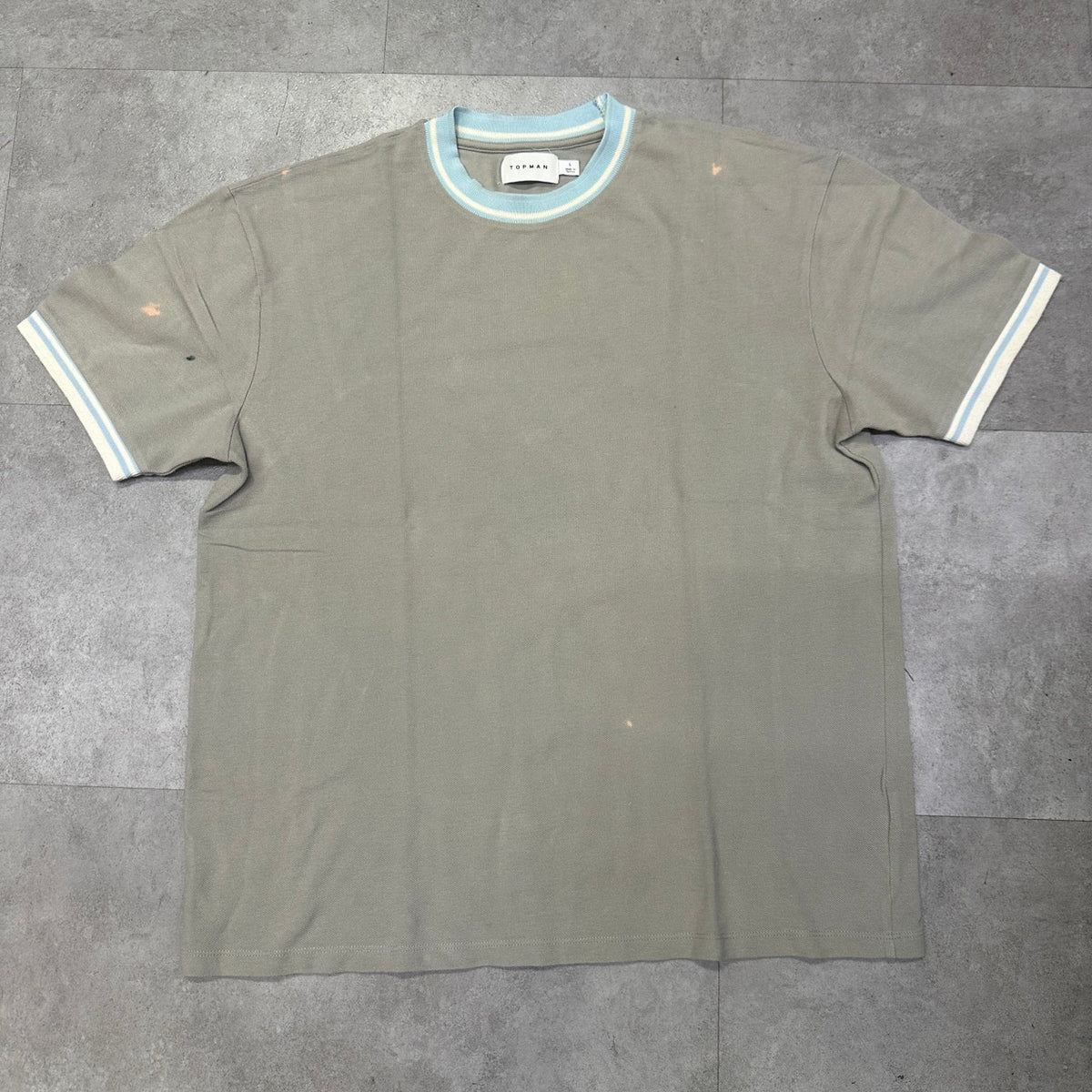 TOPMAN RINGER T-SHIRT SIZE L