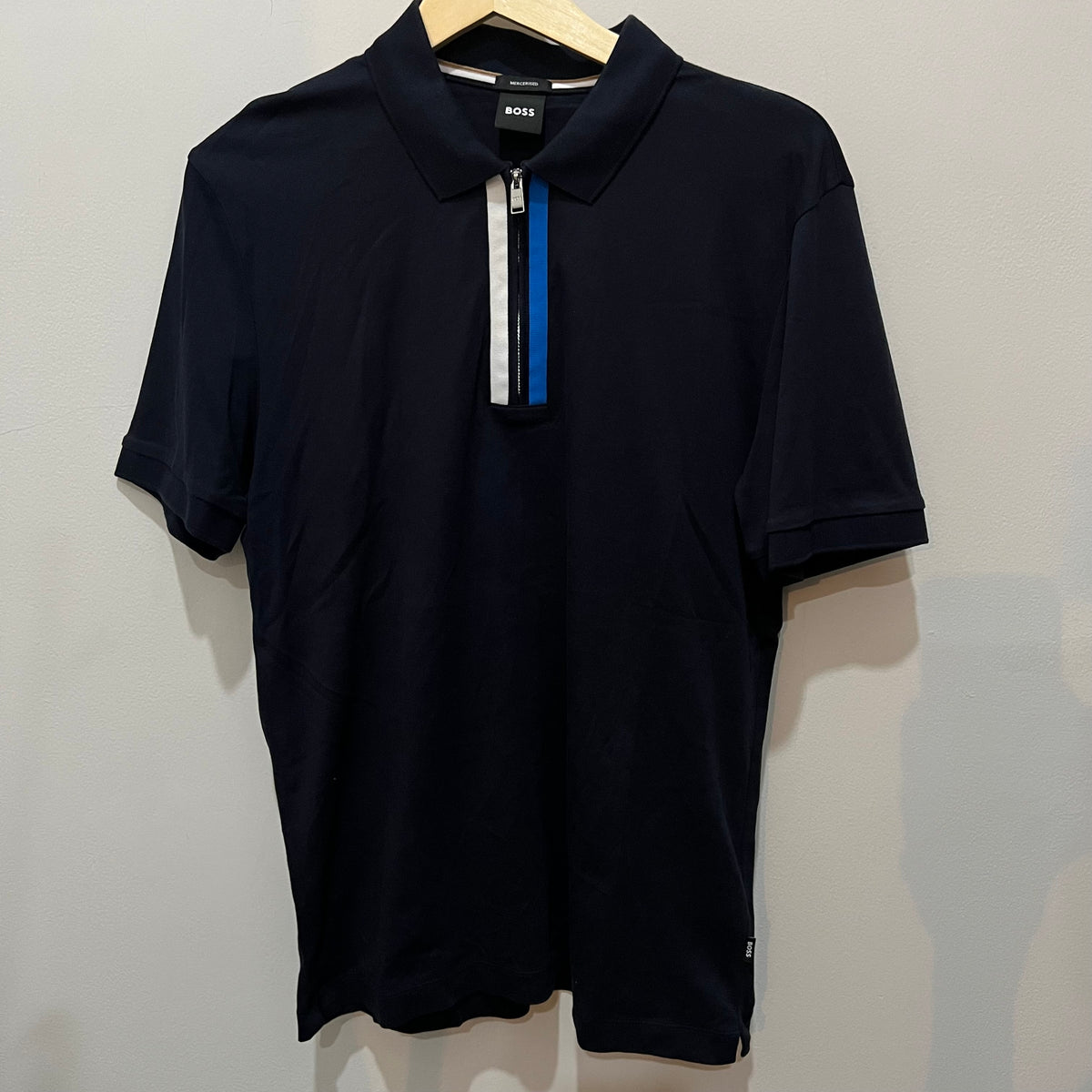 BOSS HALFZIP POLO SIZE M