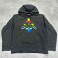 MARCELO BURLON X KAPPA HOODIE SIZE M