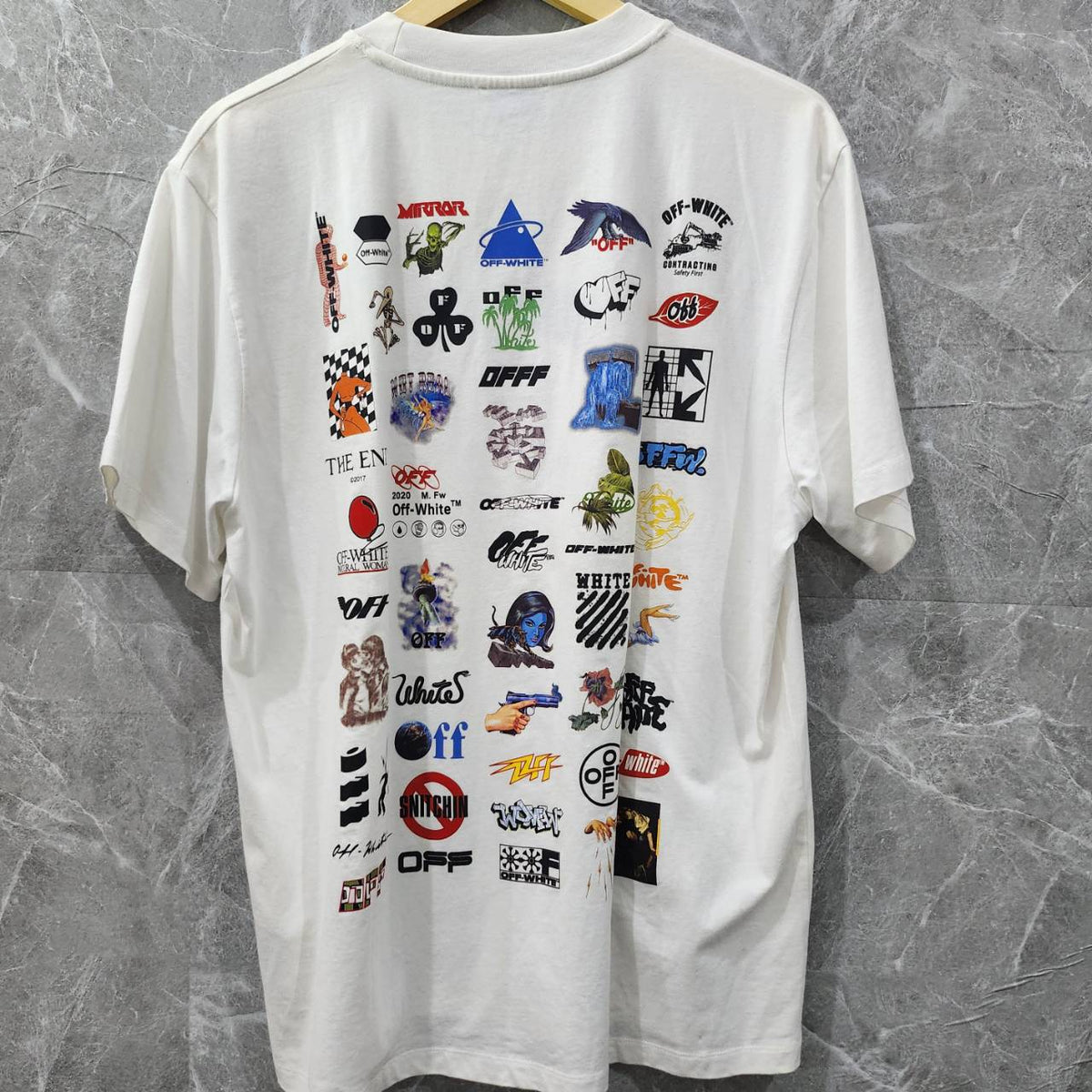 OFF-WHITE NEW SEASON TEE SIZE XS FIT M