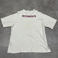 VETEMENTS TEE SIZE M FO5 XL