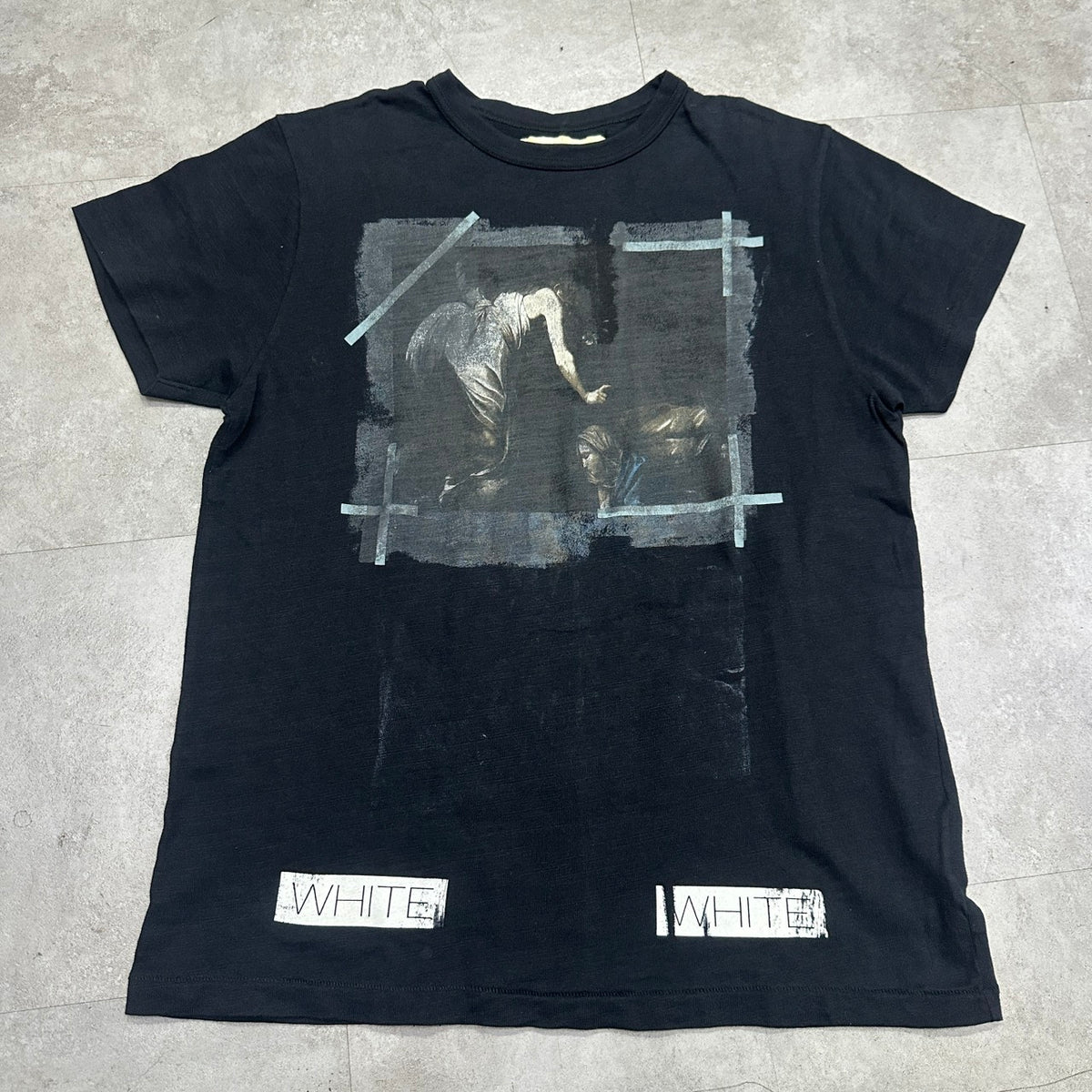 OFF-WHITE CARAVAGGIO ANNUNCIATION T-SHIRT SIZE XS FIT M