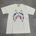 A BATHING APE SHARK ABC CAMO T-SHIRT SIZE M