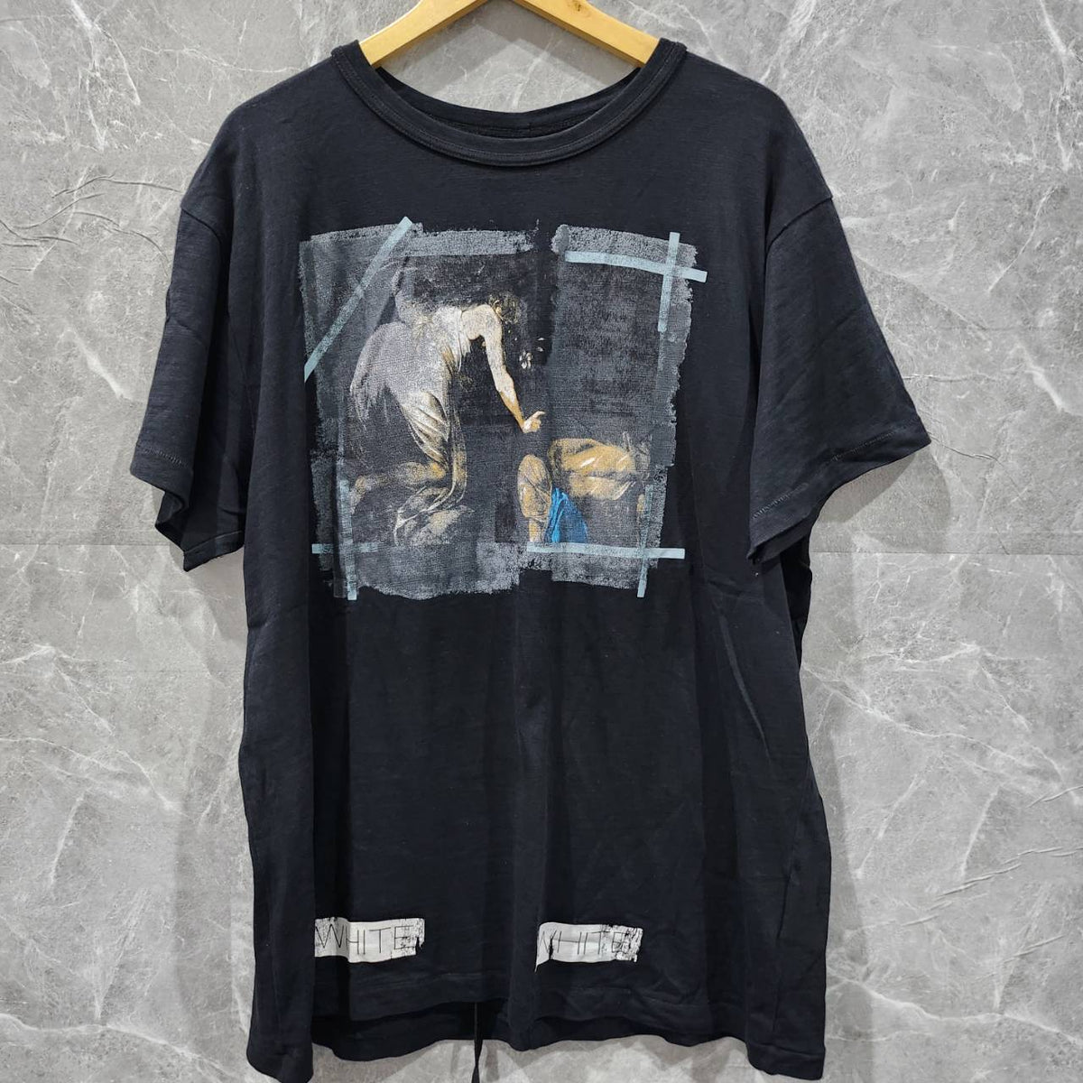OFFWHITE TEE SIZE L FIT XL