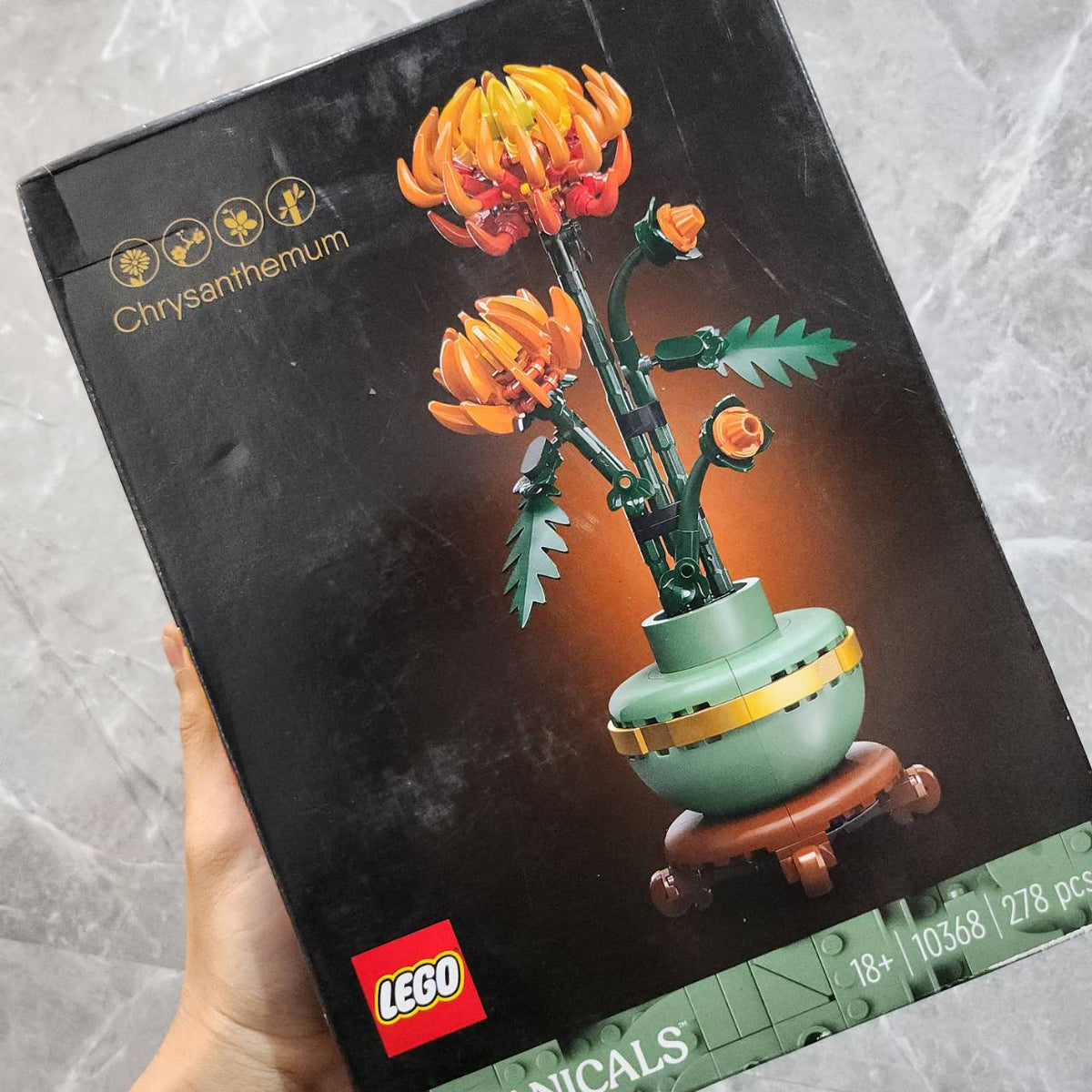 LEGO ICONS BOTANICAL COLLECTION CHRYSANTHEMUM 10368